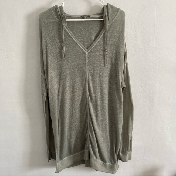 TBH to be honest Tops - TBH to be honest sheer long style hoodie size XL